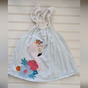 Floral Flamingo Kids Dress